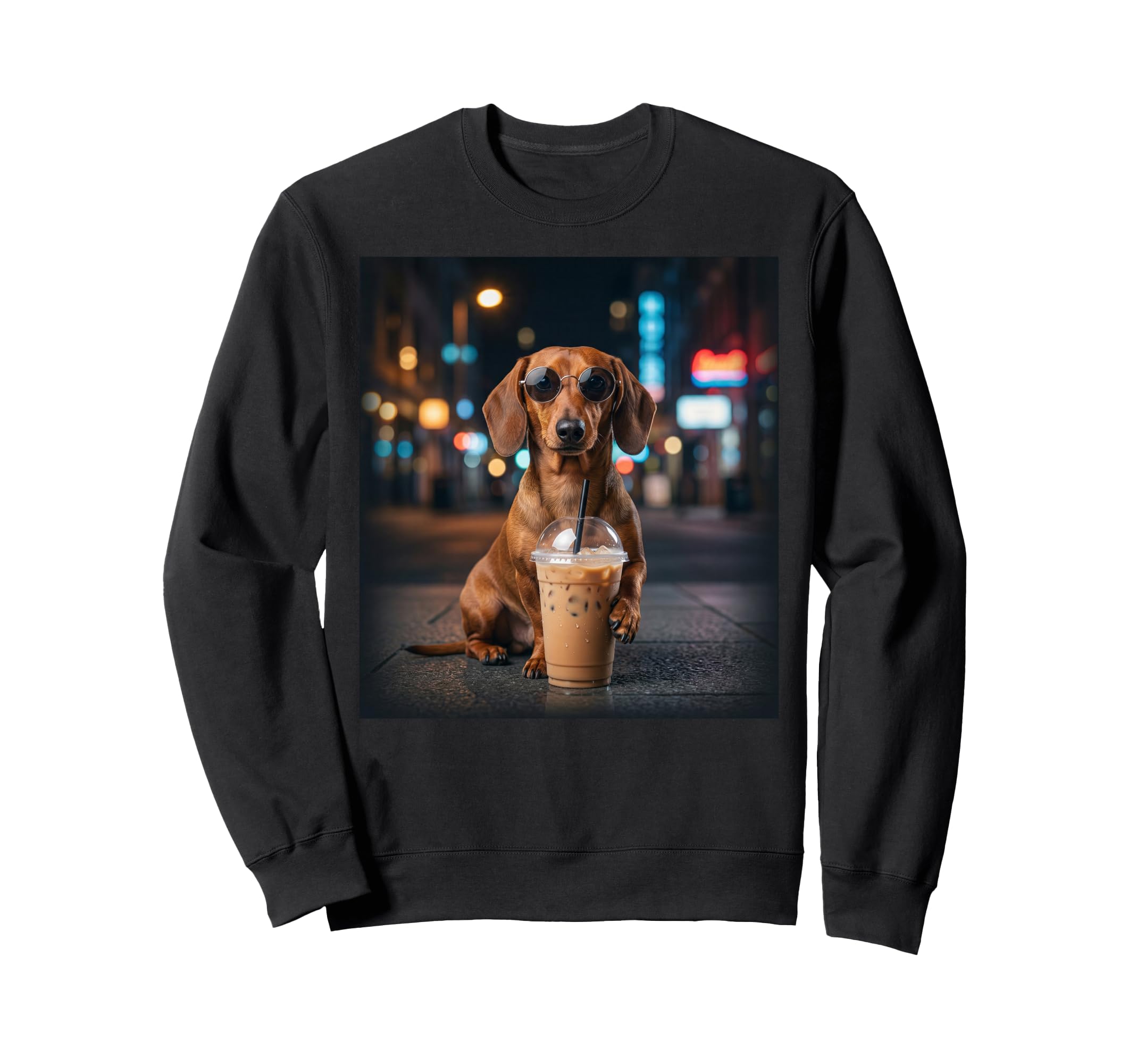 Ultrarealistic Dachshund Dog Sweatshirt - Streetwear Style Unisex - T-Shirt, Sweatshirt, Hoodie