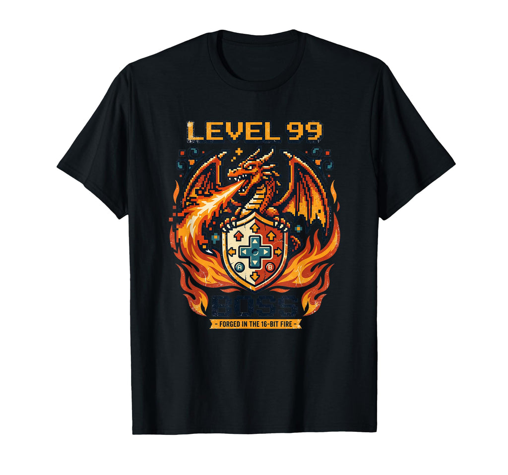 Video Game Gaming Arcade 80S Dragon T-Shirt - Unique Graphic Men Women - T-Shirt, Sweatshirt, Hoodie