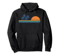 70S Sunset Palm Trees Tropical Beach Hoodie - Minimalist Print Men Women - T-Shirt, Sweatshirt, Hoodie
