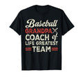 Grandpa Baseball Grandpa Coach Lifes T-Shirt - Graphic Print for Adults - T-Shirt, Sweatshirt, Hoodie
