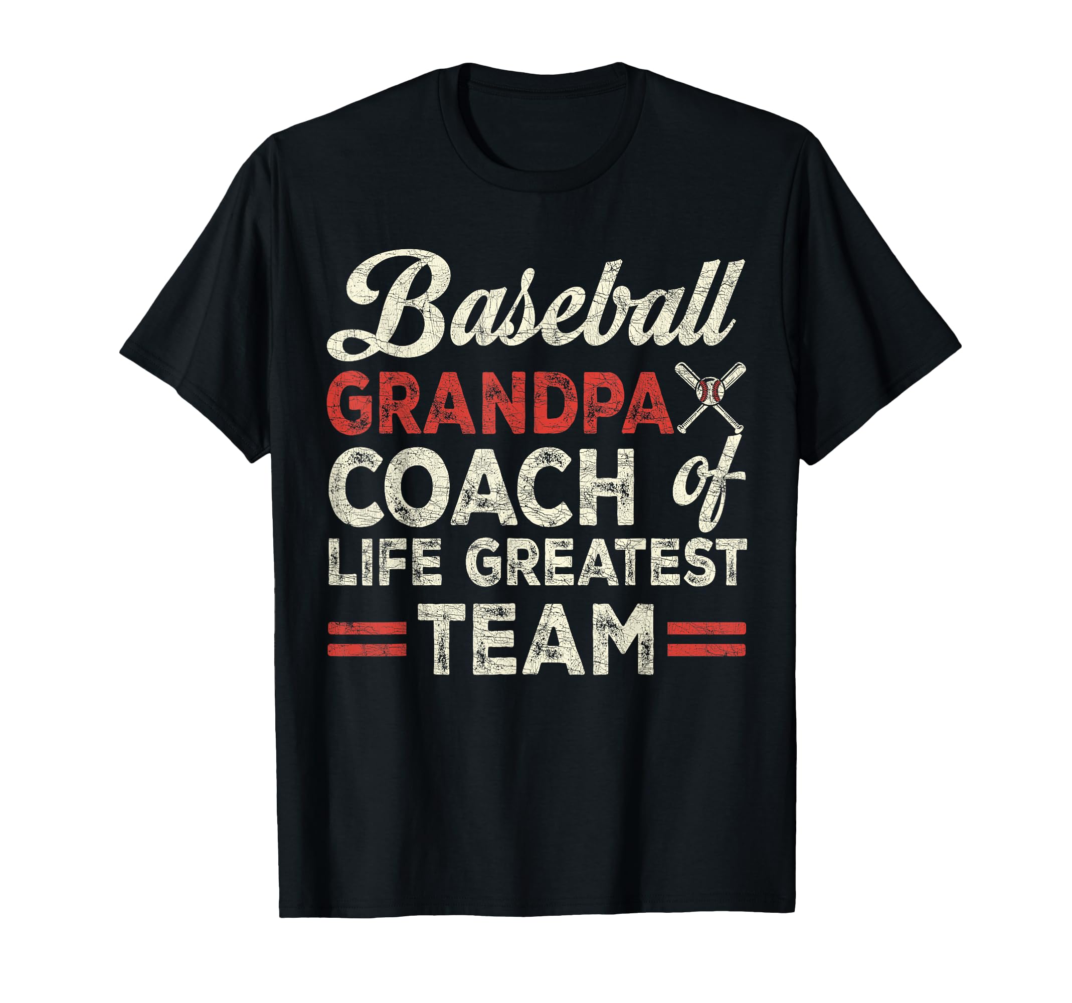 Grandpa Baseball Grandpa Coach Lifes T-Shirt - Graphic Print for Adults - T-Shirt, Sweatshirt, Hoodie