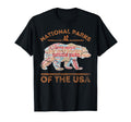 National Parks Bear Hiking Travel T-Shirt - Trendy Graphic for Adults - T-Shirt, Sweatshirt, Hoodie