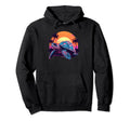 Vaporwave Turtle I Aesthetic Turtle Hoodie - Novelty Apparel Unisex - T-Shirt, Sweatshirt, Hoodie