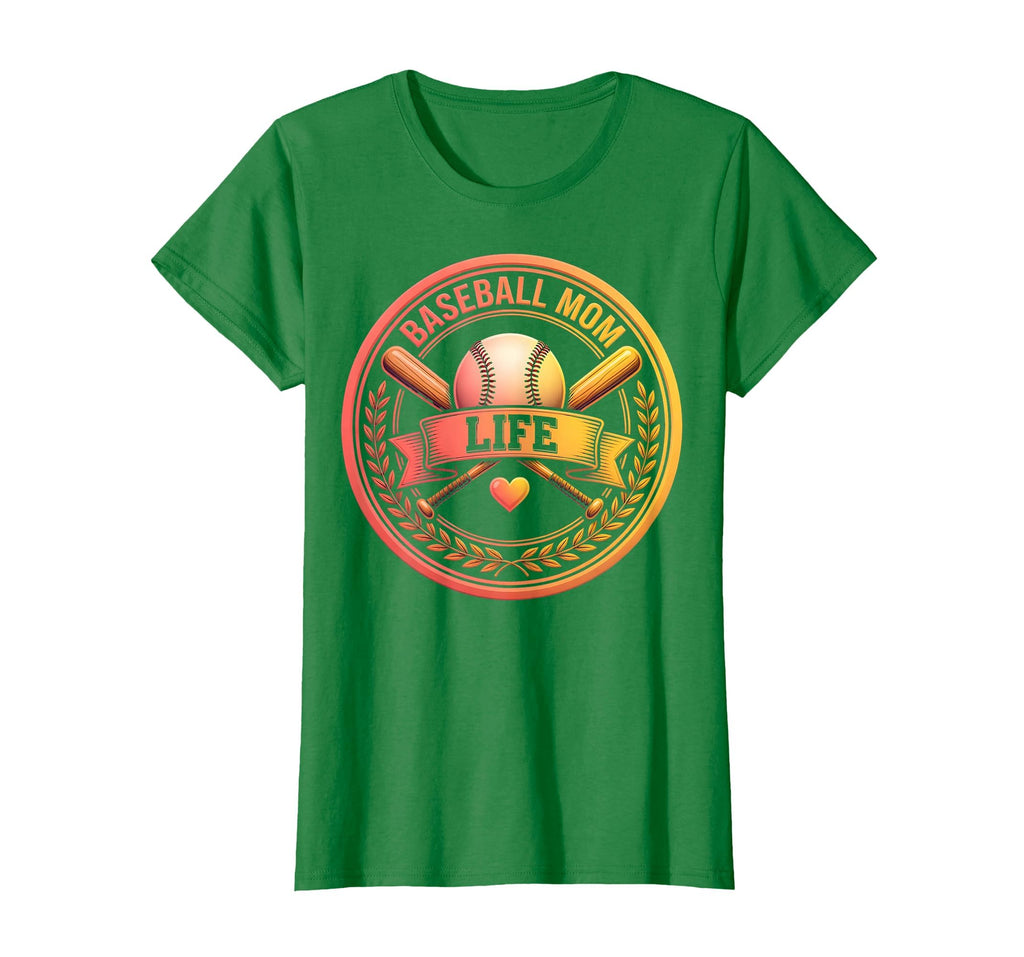 Baseball Mom Life Proud Sports Parent T-Shirt - Unique Graphic Men Women - T-Shirt, Sweatshirt, Hoodie