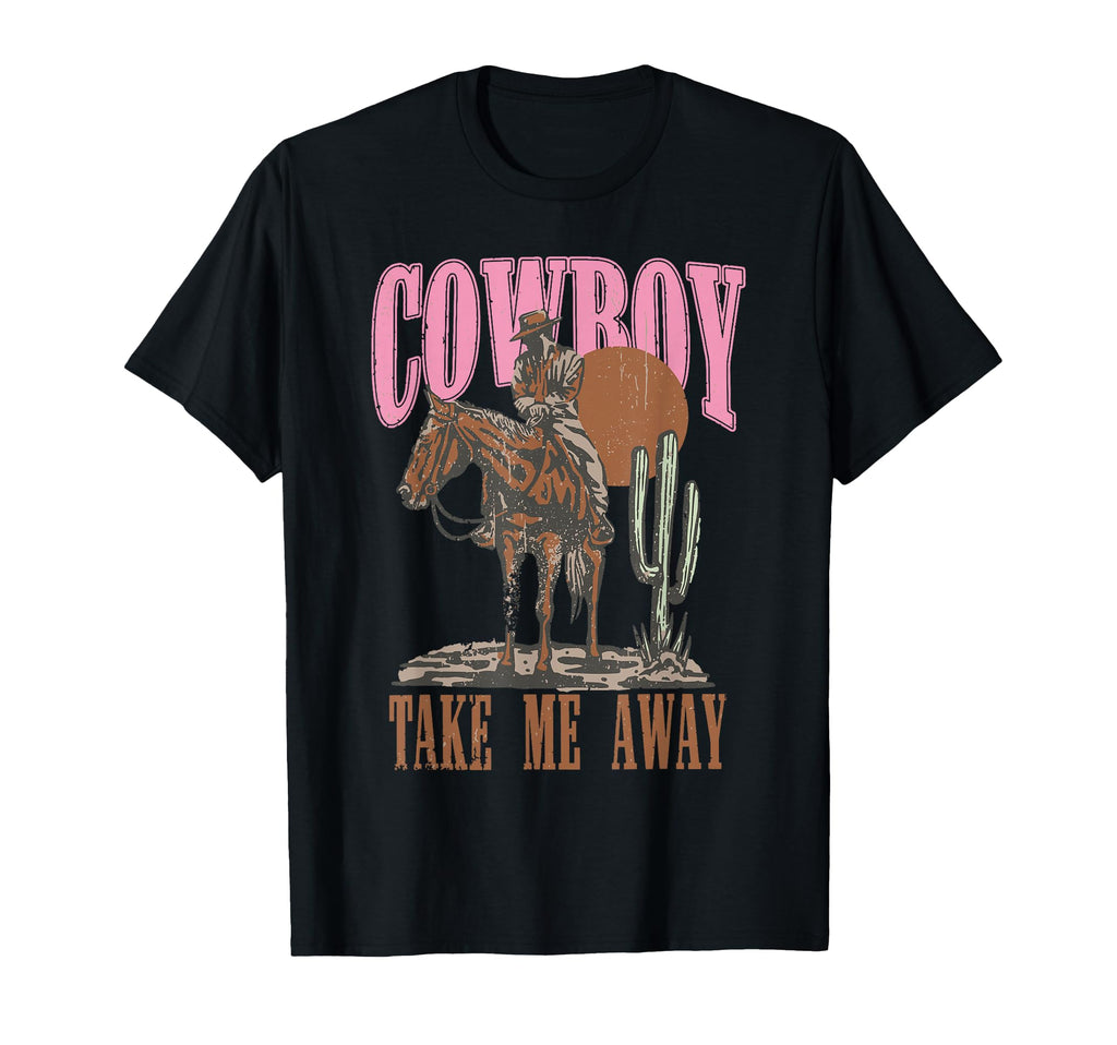 Western Life Rodeo Country Cowboy Take T-Shirt - Custom Art Print Unisex - T-Shirt, Sweatshirt, Hoodie