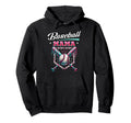 Baseball Mama Dripping Baseball Bat Hoodie - Custom Art Print Men Women - T-Shirt, Sweatshirt, Hoodie