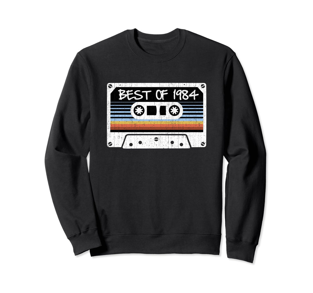 Best 1984 Cassette Tape Sweatshirt - Graphic Print for Adults - T-Shirt, Sweatshirt, Hoodie