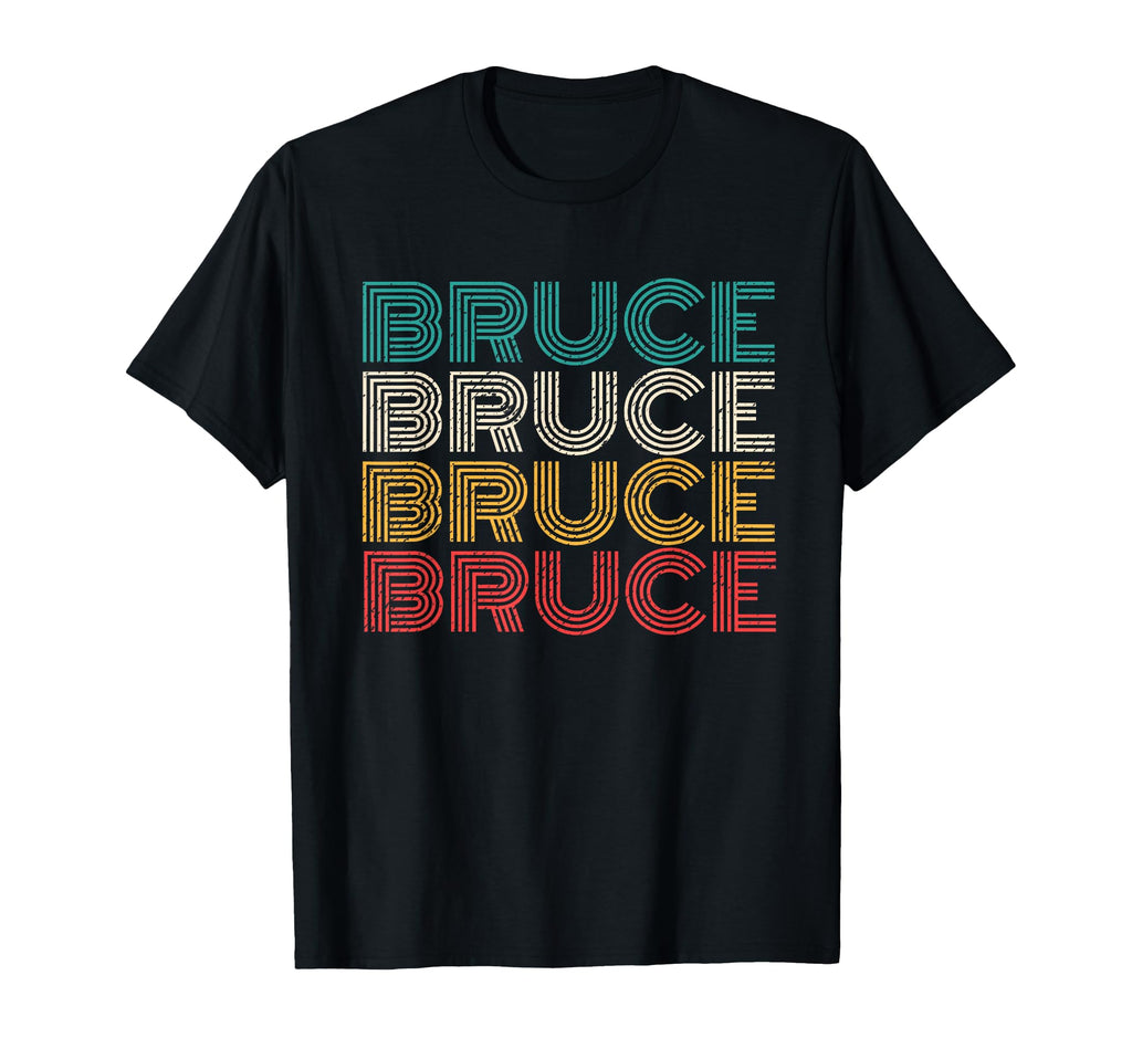 Bruce Distressed T-Shirt - Minimalist Print for Adults - T-Shirt, Sweatshirt, Hoodie
