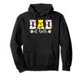 Dad Both Baseball Softball Happy Hoodie - Aesthetic Graphic Men Women - T-Shirt, Sweatshirt, Hoodie