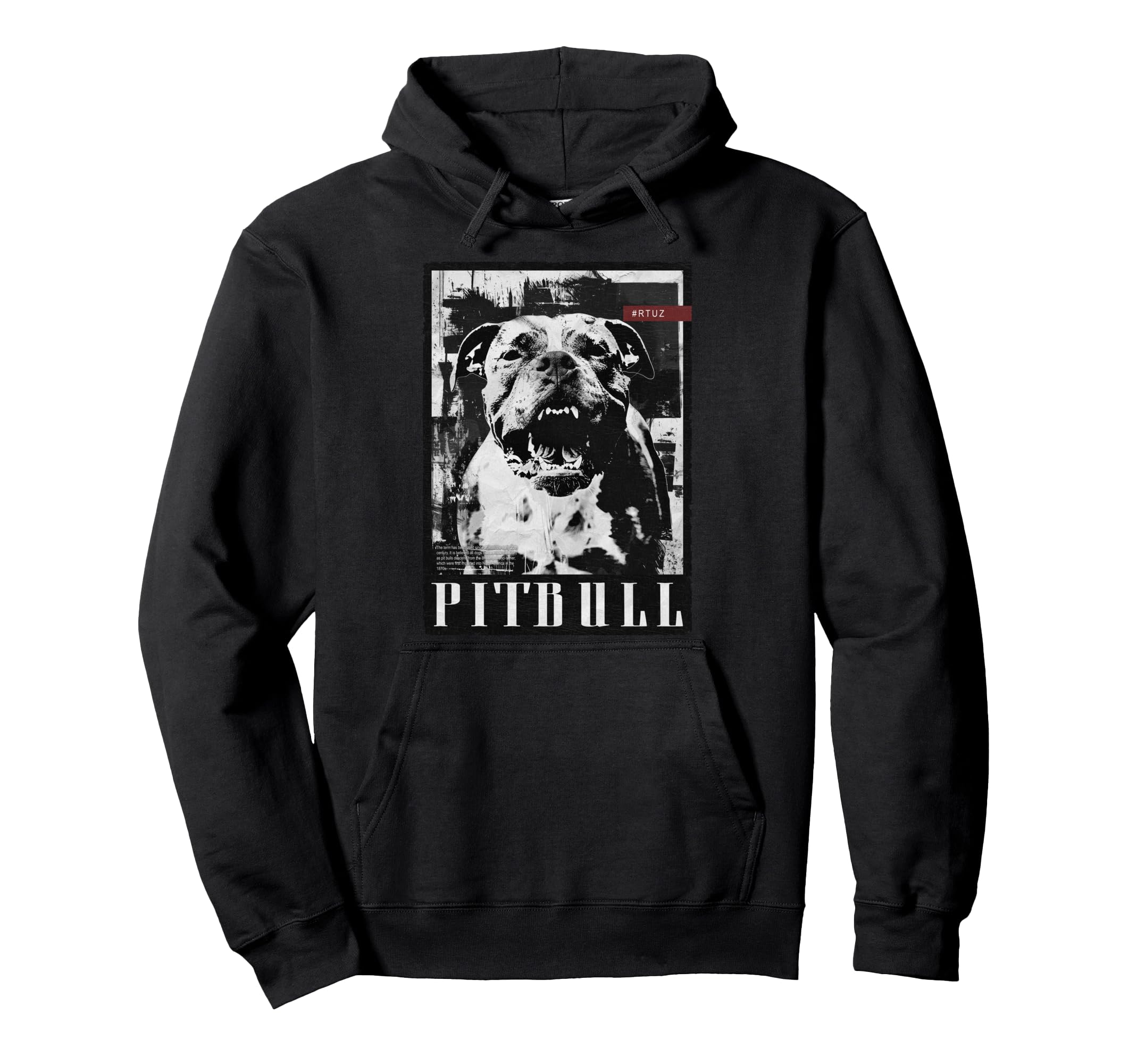 Y2K Streetwear Dog Pit Bull Hoodie - Trendy Graphic Unisex - T-Shirt, Sweatshirt, Hoodie