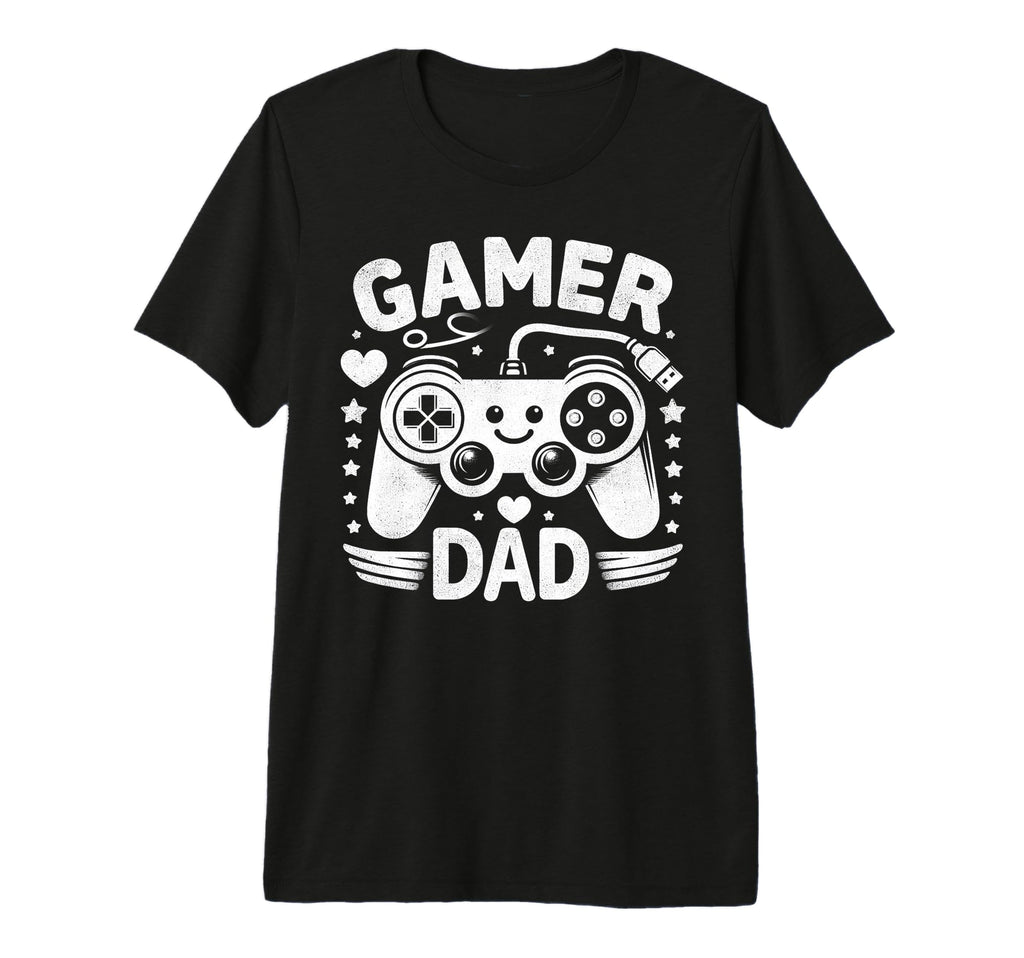 Gamer Dad Game Controller Gaming T-Shirt - Novelty Apparel for Adults - T-Shirt, Sweatshirt, Hoodie