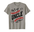 Thats My Uncle Out There Baseball Nephew T-Shirt - Trendy Graphic Unisex - T-Shirt, Sweatshirt, Hoodie