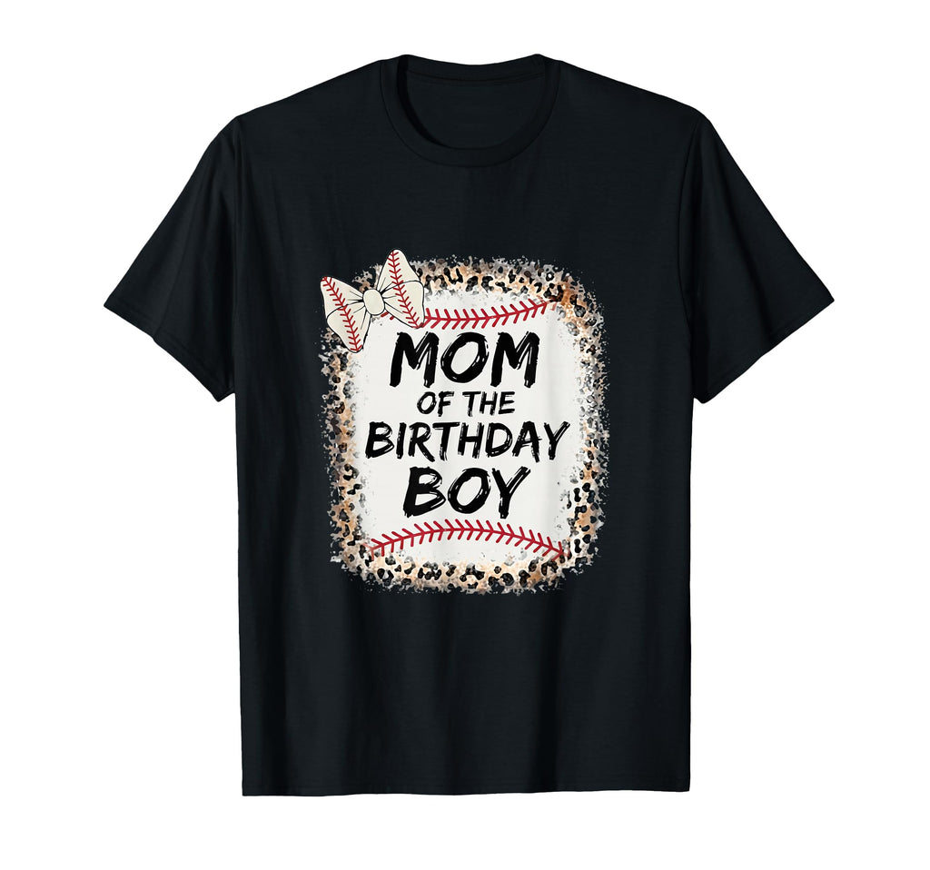 Baseball Mom Birthday Leopard Family T-Shirt - Custom Art Print for Adults - T-Shirt, Sweatshirt, Hoodie