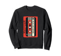 80S Relax And Rewind Music Cassette Sweatshirt - Trendy Graphic for Adults - T-Shirt, Sweatshirt, Hoodie