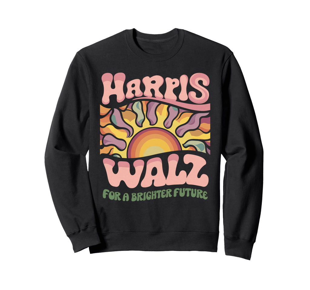 Harris Walz Boho Sweatshirt - Casual Everyday Wear for Adults - T-Shirt, Sweatshirt, Hoodie