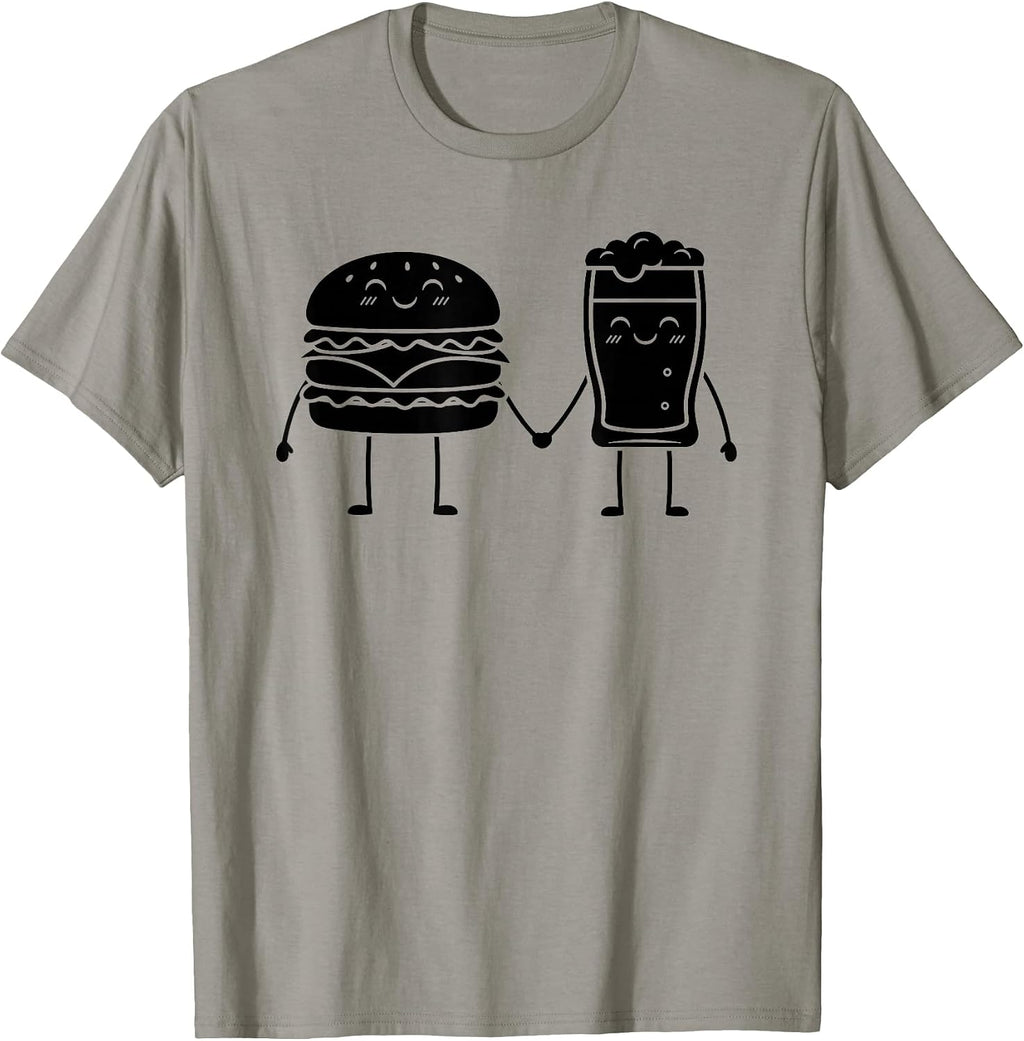 Burger Beer Bros - Adult & Kids T-Shirts, Sweatshirts & Hoodies apparel design preview 1