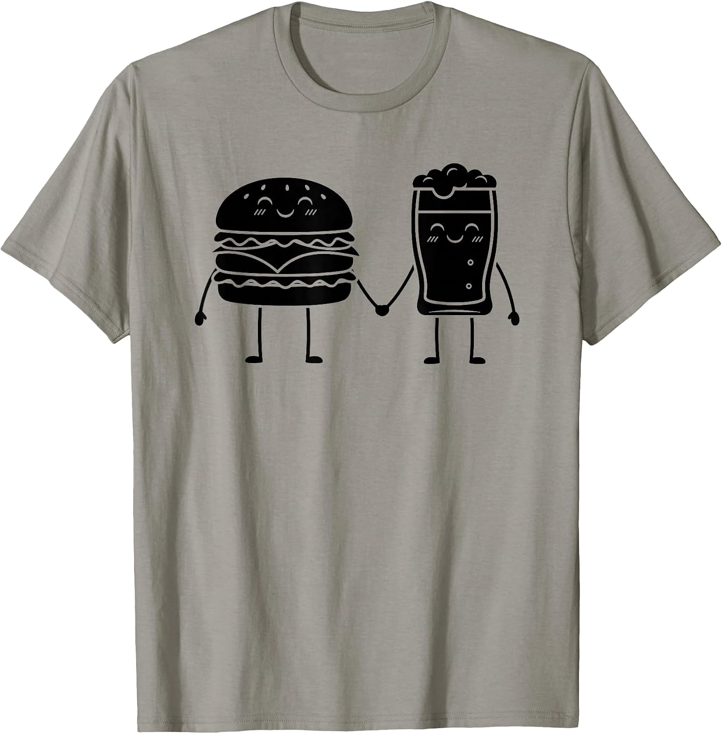Burger Beer Bros - Adult & Kids T-Shirts, Sweatshirts & Hoodies apparel design preview 1