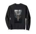 Gothic Cross Grunge Aesthetic Y2K Sweatshirt - Graphic Print Men Women - T-Shirt, Sweatshirt, Hoodie