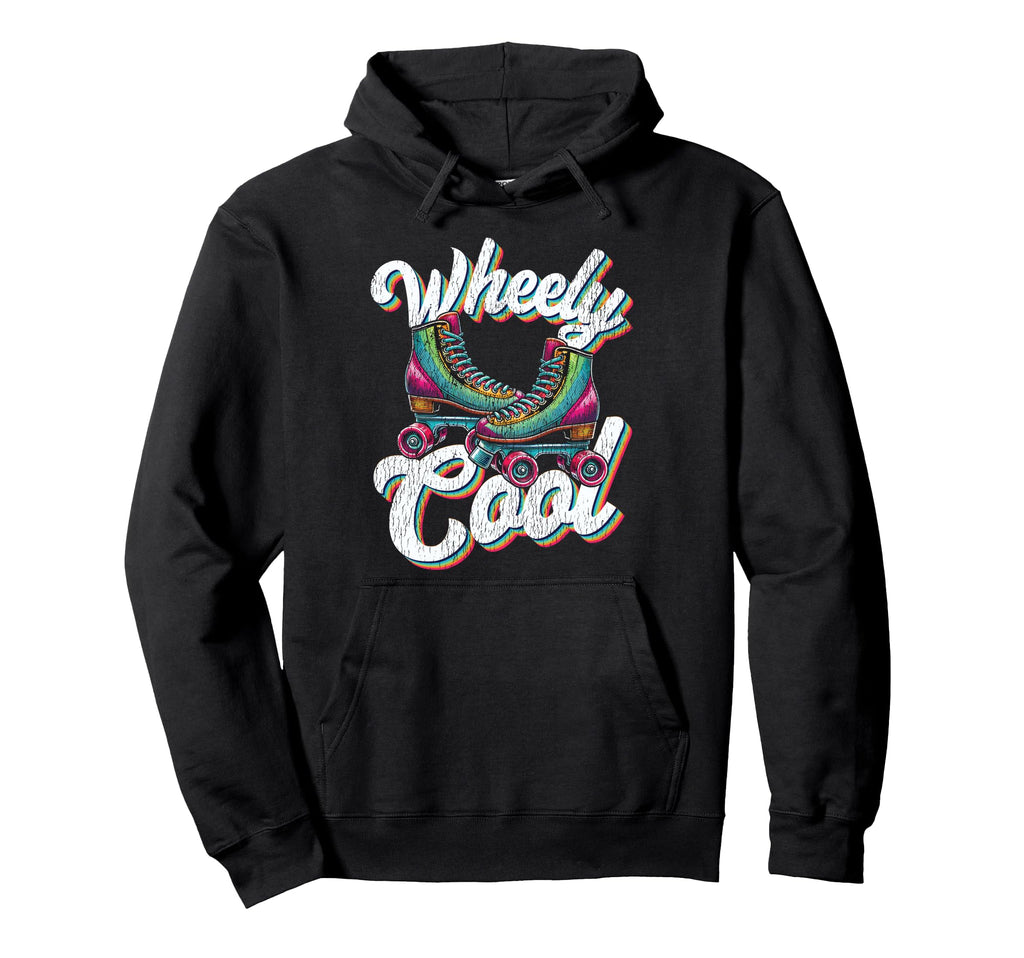 Roller Skating Skate 1970S Wheely Hoodie - Graphic Print Men Women - T-Shirt, Sweatshirt, Hoodie