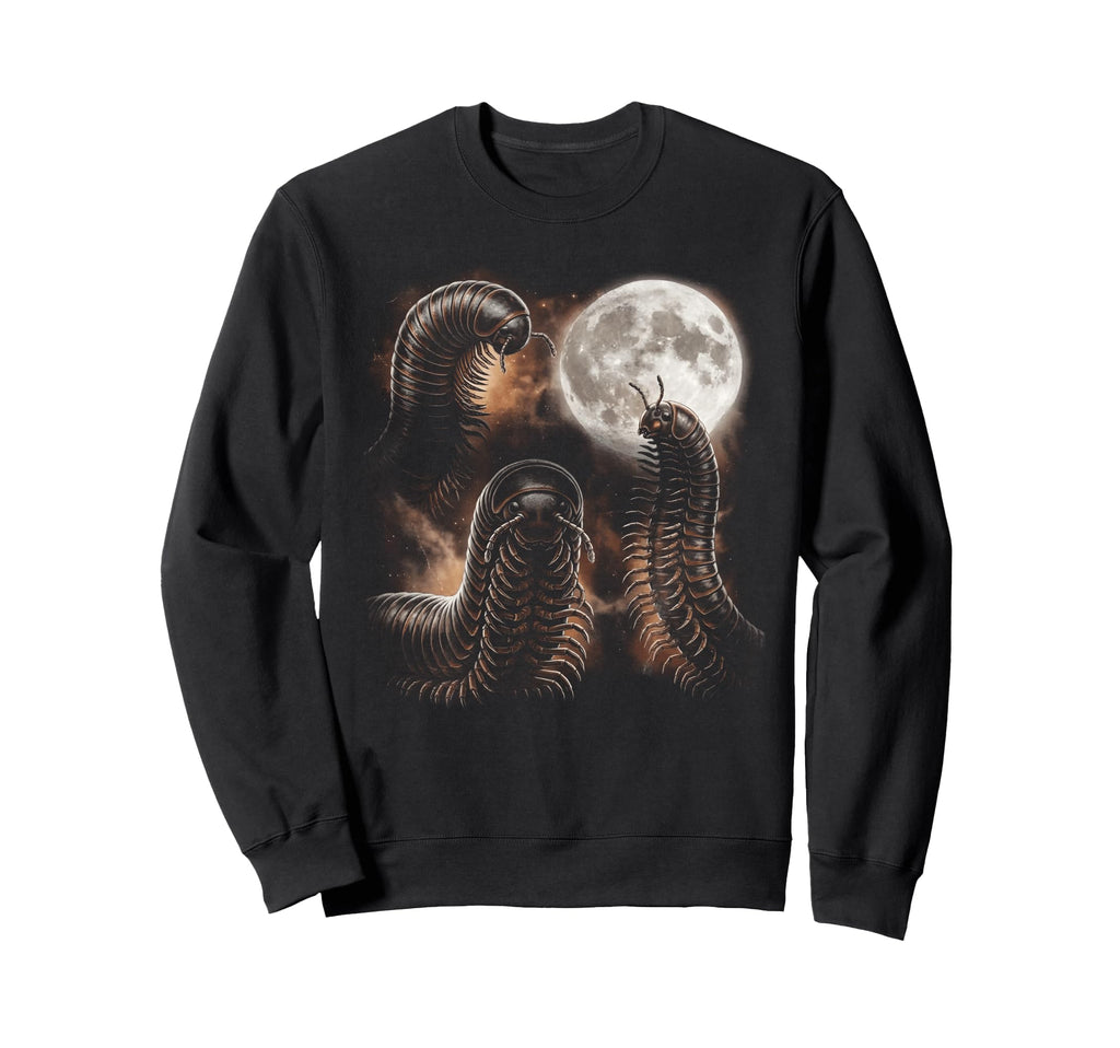 Three Millipede 90S Funny Full Sweatshirt - Fun Novelty Design for Adults - T-Shirt, Sweatshirt, Hoodie