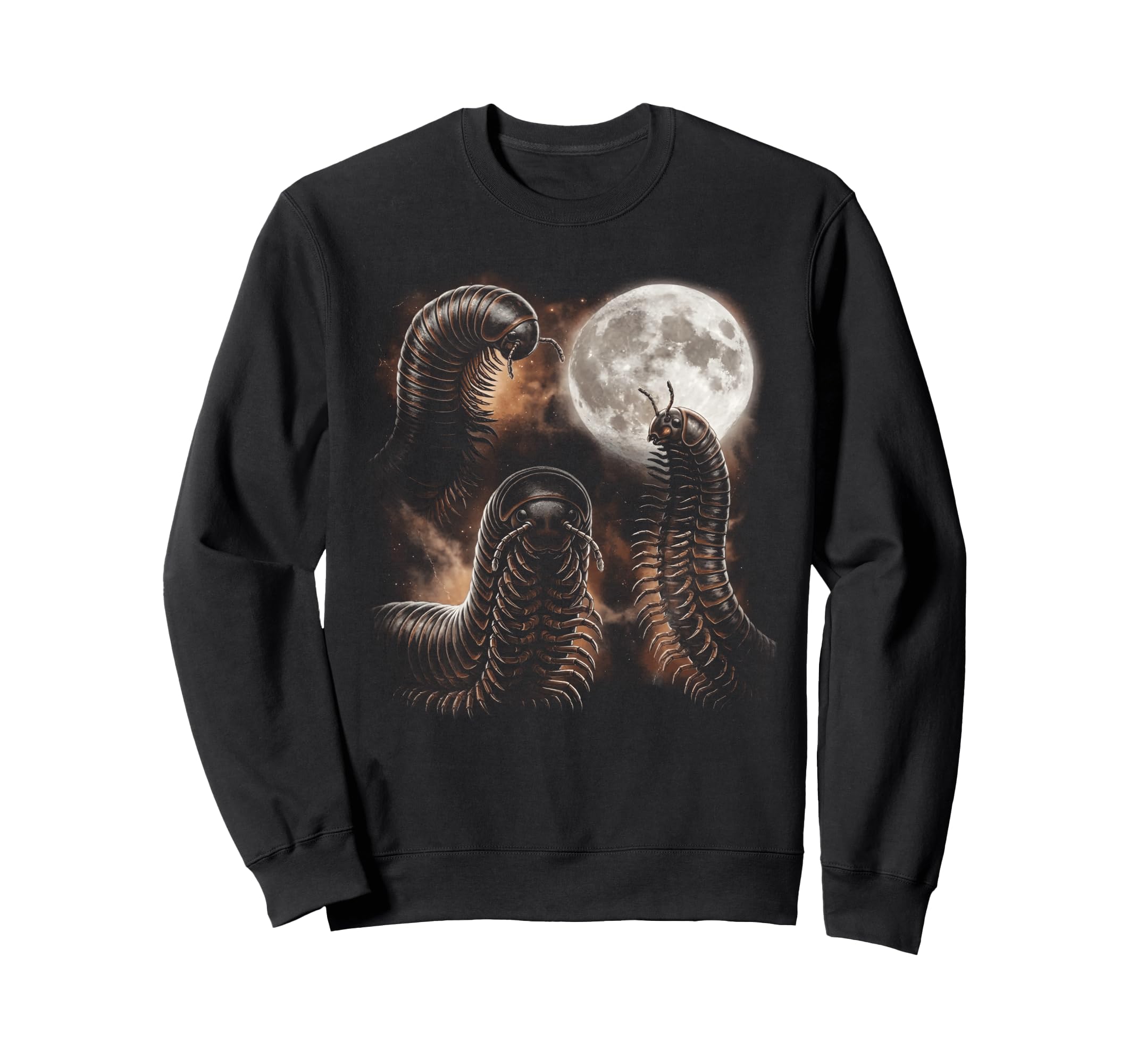 Three Millipede 90S Funny Full Sweatshirt - Fun Novelty Design for Adults - T-Shirt, Sweatshirt, Hoodie