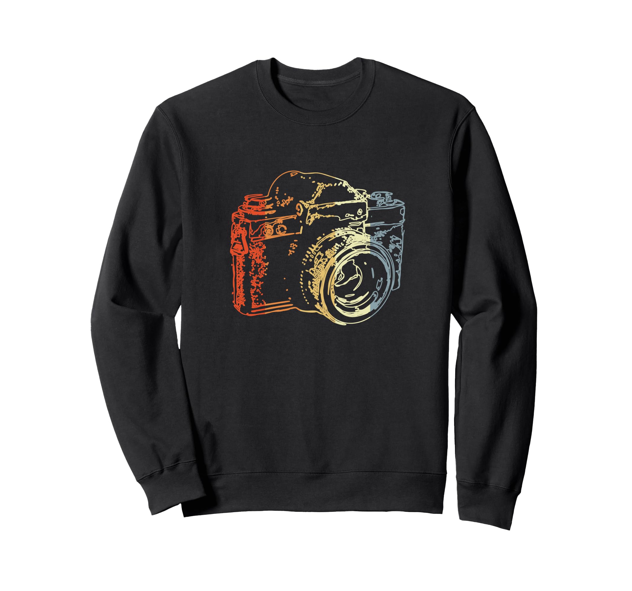 Analog Photography Camera Drawing Sweatshirt - Trendy Graphic Men Women - T-Shirt, Sweatshirt, Hoodie