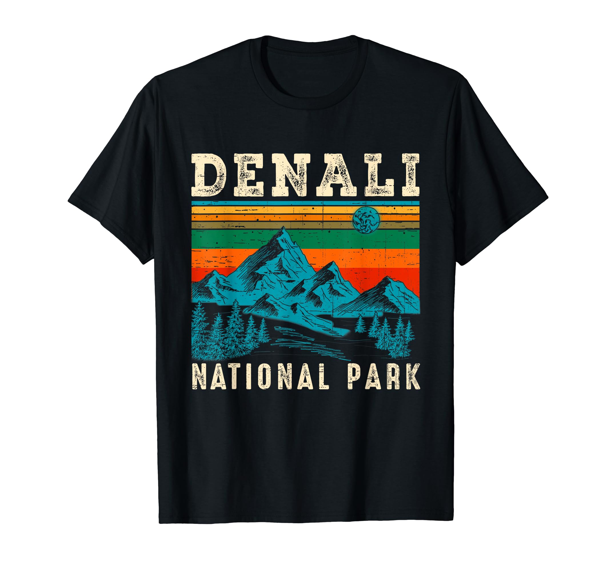 Denali National Park Denali Alaska T-Shirt - Graphic Print Men Women - T-Shirt, Sweatshirt, Hoodie