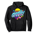 Gnarly 1980S Nostalgic 80S Retrowave Hoodie - Novelty Apparel for Adults - T-Shirt, Sweatshirt, Hoodie