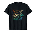 Colorful Milkweed Butterfly Lover T-Shirt - Streetwear Style Men Women - T-Shirt, Sweatshirt, Hoodie