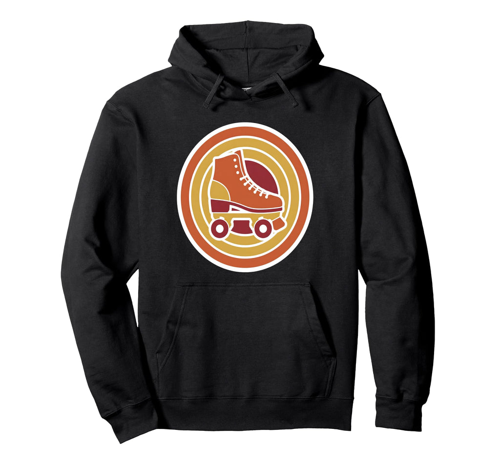 Roller Skate Circle Skating Hoodie - Fun Novelty Design Men Women - T-Shirt, Sweatshirt, Hoodie