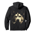 Siberian Husky Glasses Smoking Pipe Hoodie - Aesthetic Graphic Unisex - T-Shirt, Sweatshirt, Hoodie