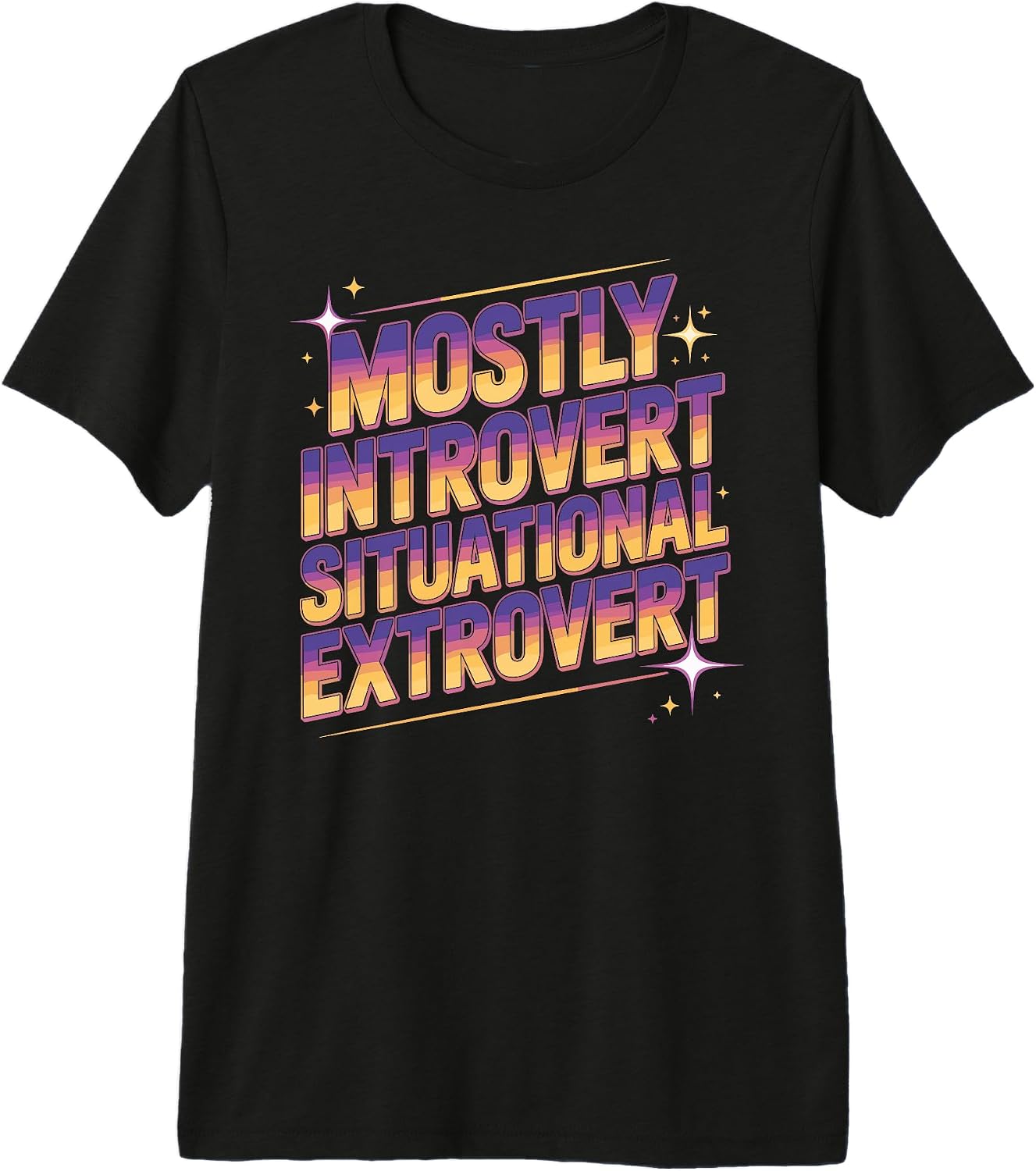 Energized Social Persona Jokes - Adult & Kids T-Shirts, Sweatshirts & Hoodies apparel design preview 1