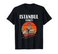 Sunset Istanbul Turkey Tram And T-Shirt - Custom Art Print Men Women - T-Shirt, Sweatshirt, Hoodie