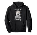 Baseball Pitcher Mama Life Mom Hoodie - Streetwear Style for Adults - T-Shirt, Sweatshirt, Hoodie