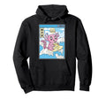 Surfing Axolotl Drinking Banana Milk Hoodie - Novelty Apparel Men Women - T-Shirt, Sweatshirt, Hoodie