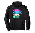 Baseball Mama Mommy Mom Bruh Gifts Hoodie - Minimalist Print Men Women - T-Shirt, Sweatshirt, Hoodie