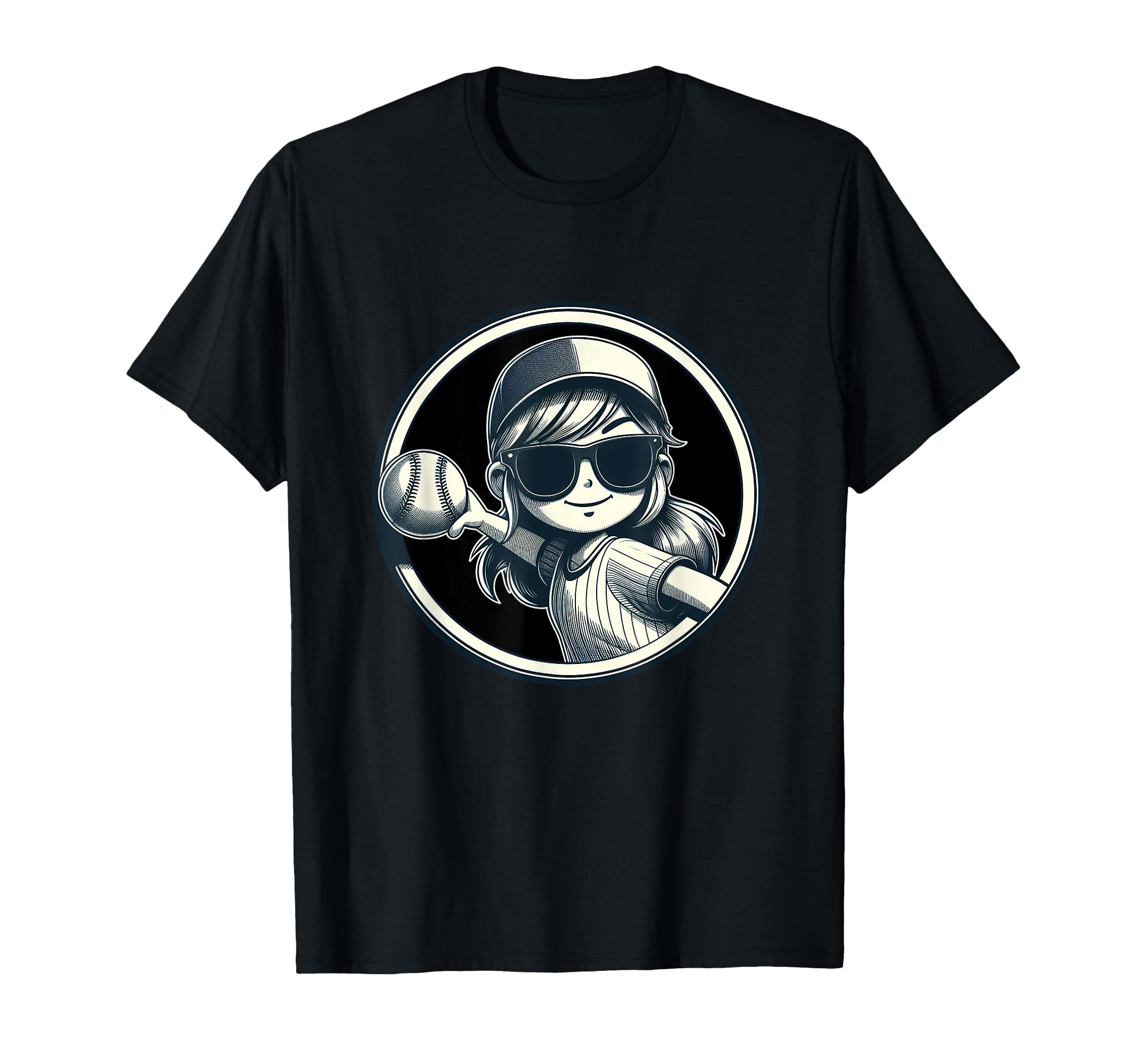 Baseball Player Sister Fan T-Shirt - Minimalist Print Men Women - T-Shirt, Sweatshirt, Hoodie