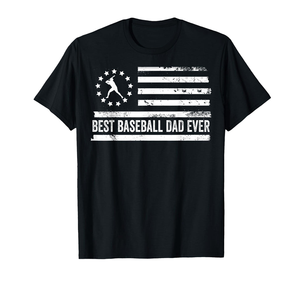 Baseball Coach Team Us American Flag T-Shirt - Graphic Print Men Women - T-Shirt, Sweatshirt, Hoodie