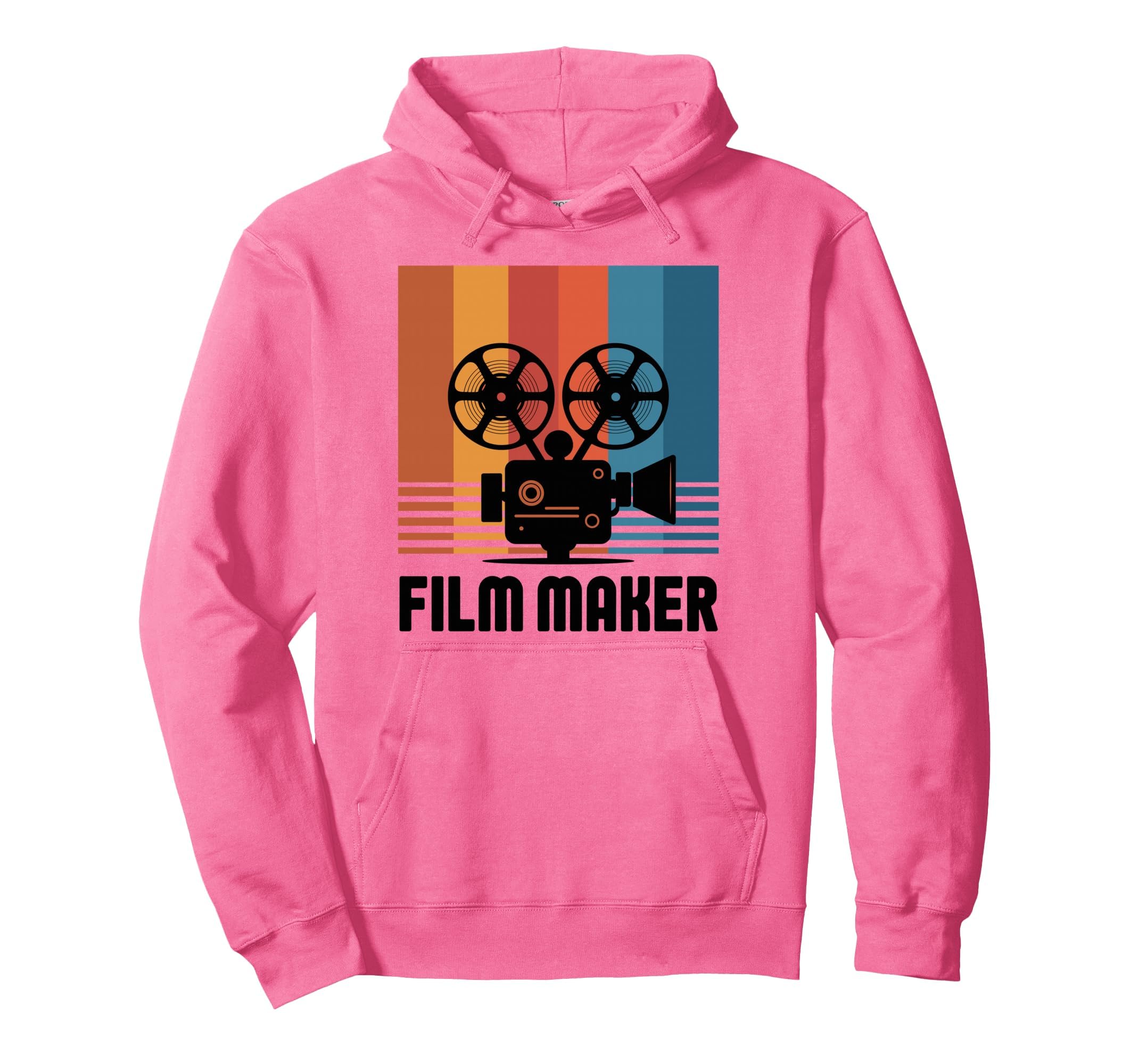 Film Maker Camera Filmmaking Crew Hoodie - Novelty Apparel for Adults - T-Shirt, Sweatshirt, Hoodie
