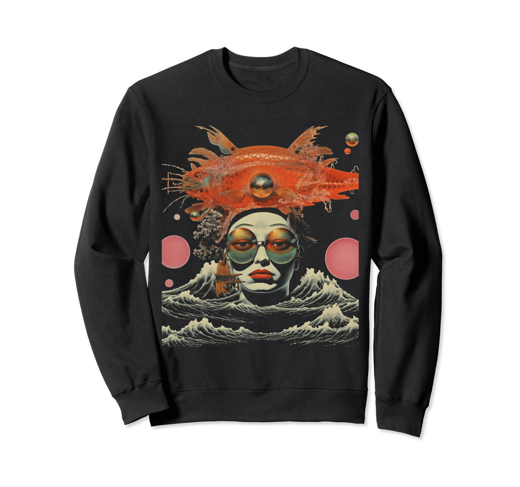 Japanese Y2K Aesthetic Surreal Sweatshirt - Casual Everyday Wear Men Women - T-Shirt, Sweatshirt, Hoodie