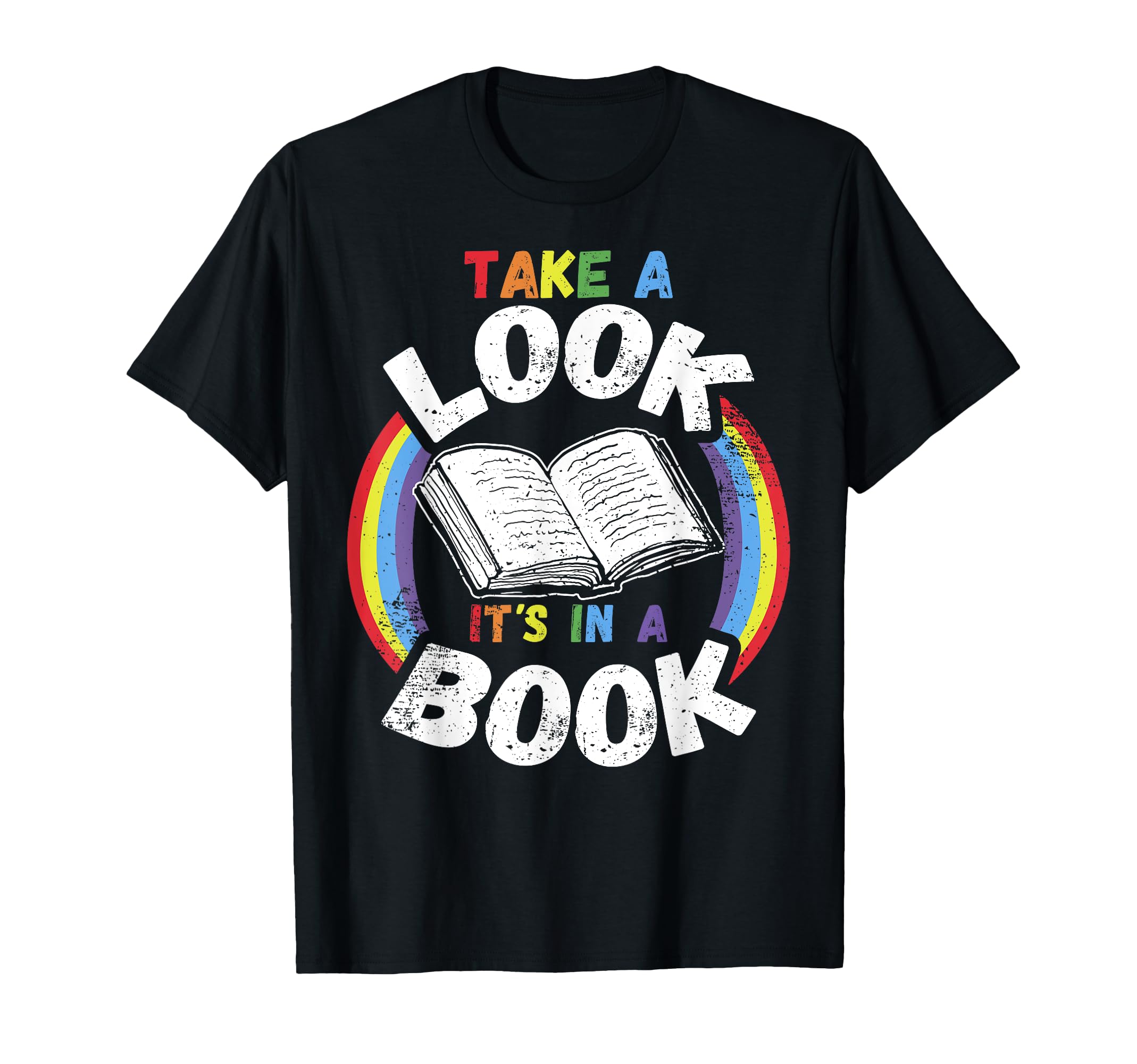Love Reading Love Rainbows Gift T-Shirt - Fun Novelty Design Men Women - T-Shirt, Sweatshirt, Hoodie