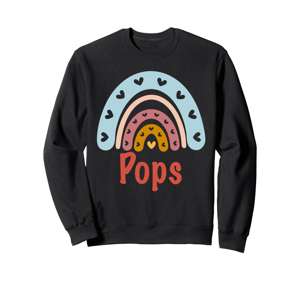 Pops Birthday Rainbow Boho Pops Sweatshirt - Novelty Apparel Men Women - T-Shirt, Sweatshirt, Hoodie