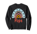 Pops Birthday Rainbow Boho Pops Sweatshirt - Novelty Apparel Men Women - T-Shirt, Sweatshirt, Hoodie