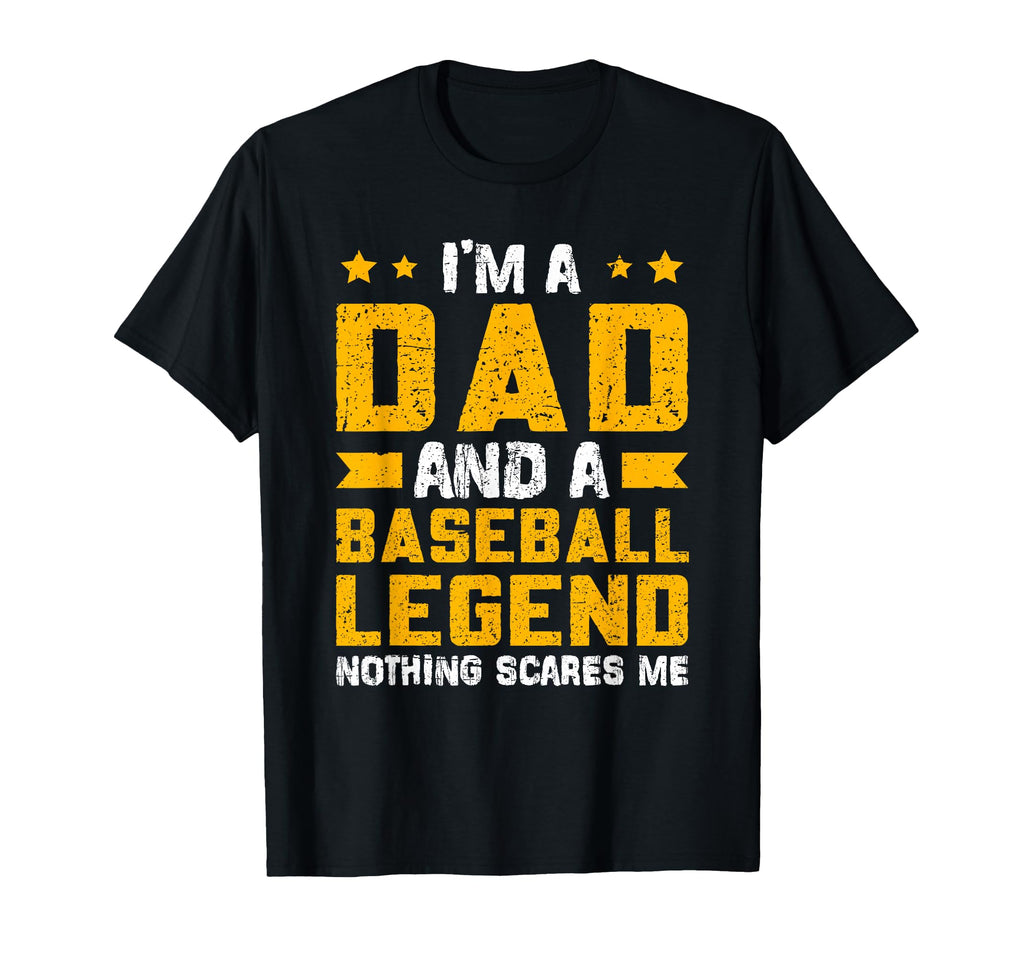 Dad Baseball Legend Fathers Day T-Shirt - Novelty Apparel Unisex - T-Shirt, Sweatshirt, Hoodie