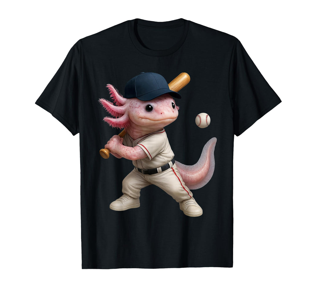 Axolotl Baseball T-Shirt - Casual Everyday Wear Unisex - T-Shirt, Sweatshirt, Hoodie