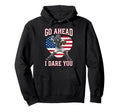 Go Ahead Run I Dare You Baseball Hoodie - Aesthetic Graphic Men Women - T-Shirt, Sweatshirt, Hoodie