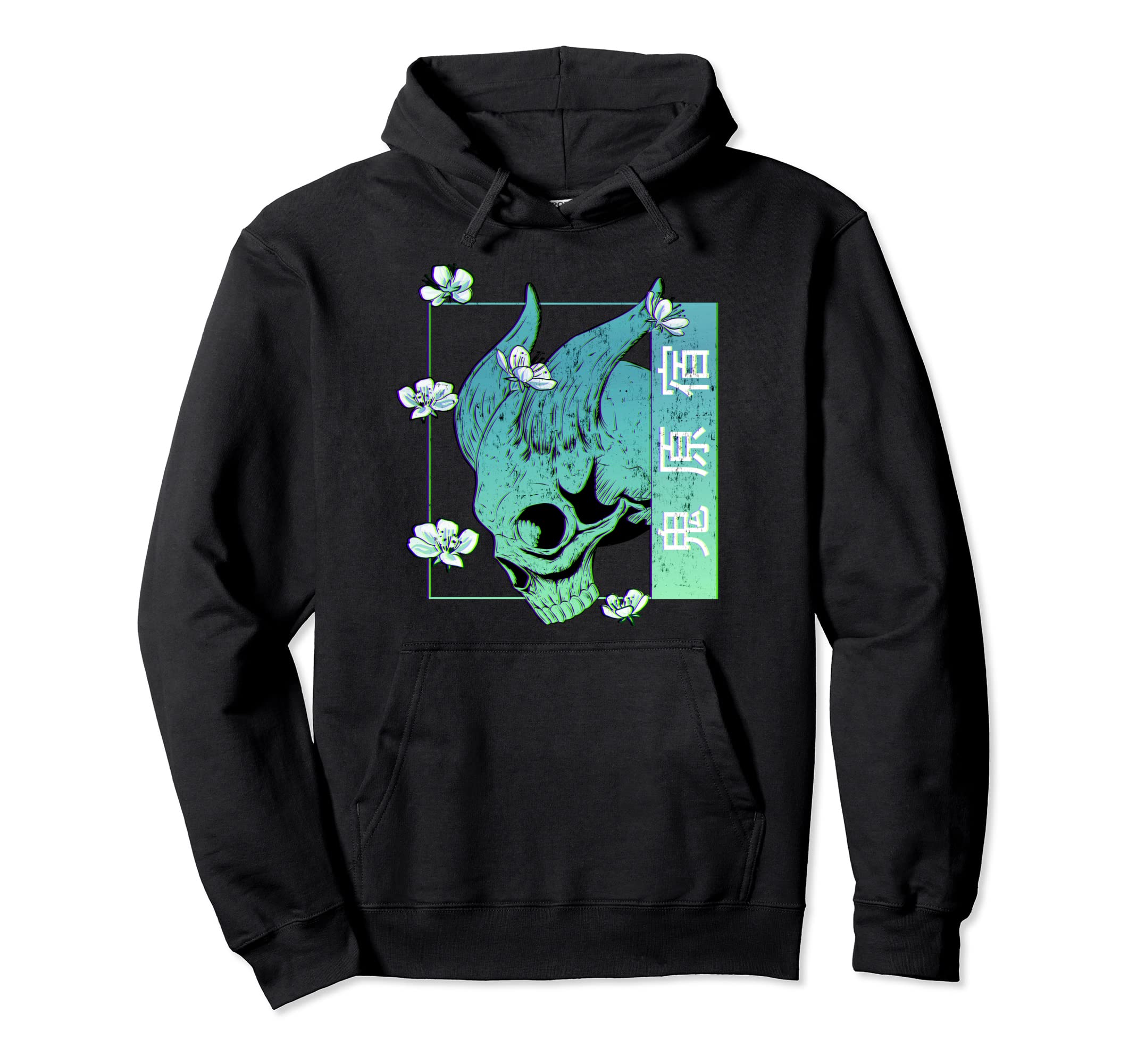 Japan Otaku Demon Oni 90S Hoodie - Casual Everyday Wear for Adults - T-Shirt, Sweatshirt, Hoodie