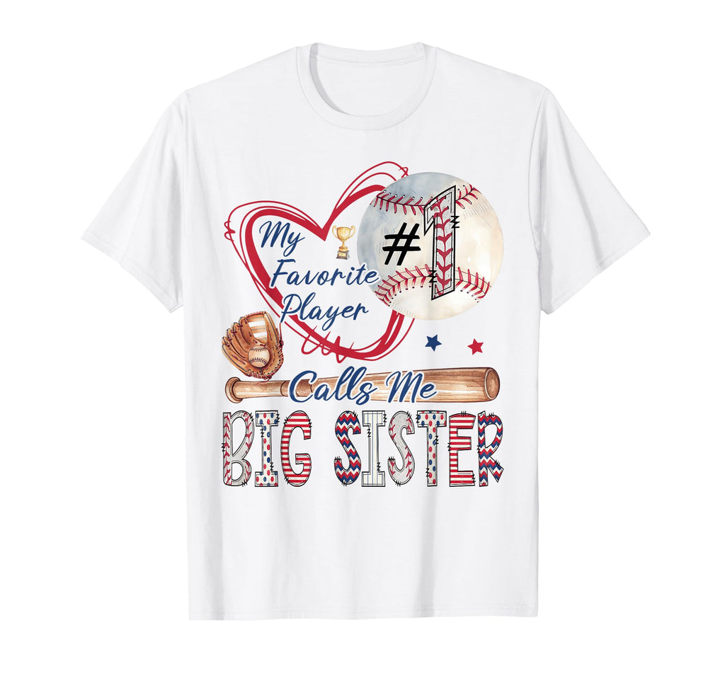 My Favorite Player Calls Me Big T-Shirt - Custom Art Print Men Women - T-Shirt, Sweatshirt, Hoodie