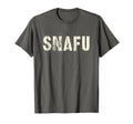 Sarcastic Snafu Military Officer T-Shirt - Aesthetic Graphic for Adults - T-Shirt, Sweatshirt, Hoodie