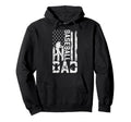 Baseball Us Flag Baseball Dad Player Coach Hoodie - Novelty Apparel Unisex - T-Shirt, Sweatshirt, Hoodie